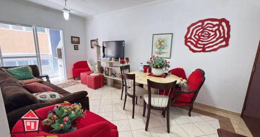 Apartamento na quadra da praia mobiliado com 2 dormitórios para alugar definitivo pacote  70 m² por R$ 3.000 mês  Aviação  Praia Grande SP