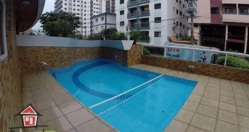 Apartamento com 68 m² de área útil , 180 metros do mar  1 quarto, à venda por r$ 310.000  guilhermina  praia grande sp