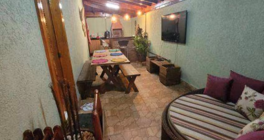 Casa térrea em condomínio com 2 dormitórios à venda, 49 m² por R$ 260.000 - Vila Sônia - Praia Grande/SP
