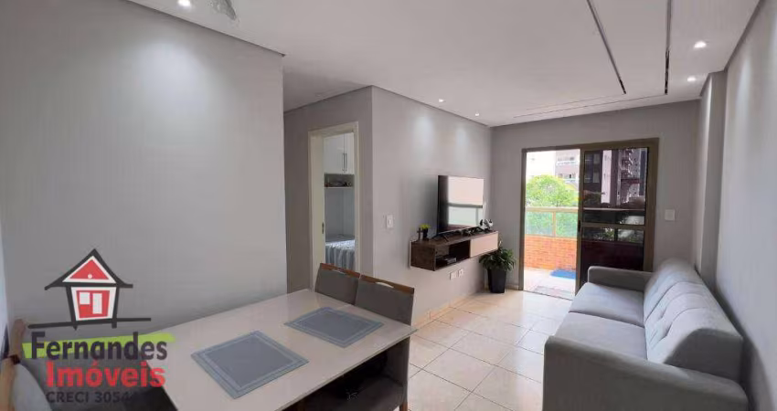 Apartamento planejado lado morro  com 2 dormitórios à venda, 60 m² por R$ 450.000  Canto do Forte  Praia Grande SP