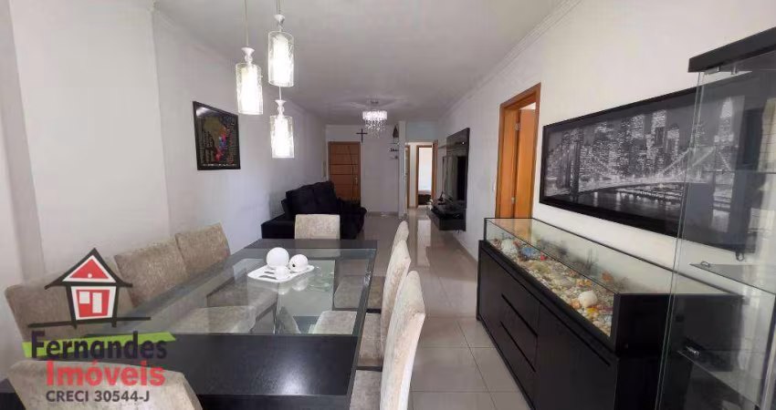 Apartamento com 3 dormitórios 200 metros da praia  para alugar definitivo pacote 120 m² por R$ 5.000 mês  Aviação  Praia Grande SP