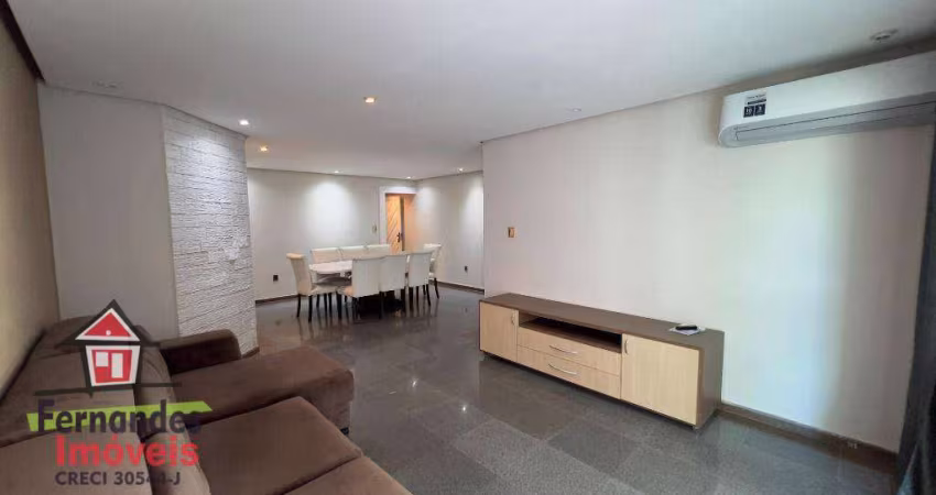 Apartamento alto padrão lateral mar  com 3 dormitórios mais dependência aluguel definitivo  149 m² por R$ 6.800 mês  Canto do Forte  Praia Grande/SP