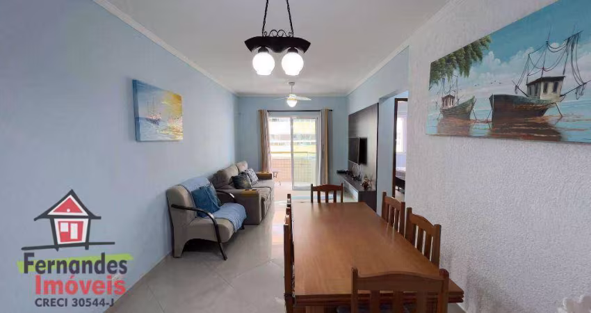 Apartamento mobiliado com 2 dormitórios 200 metros da praia para alugar definitivo pacote 71 m² por R$ 3.500 mês  Tupi  Praia Grande SP