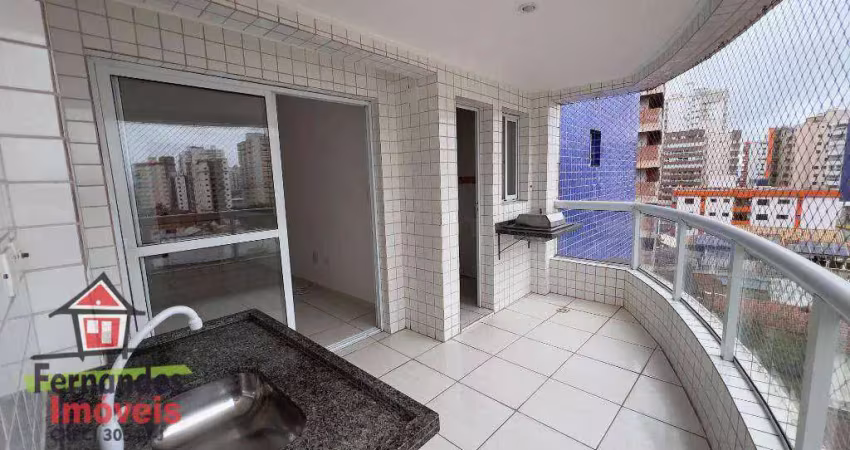 Apartamento novo com 2 dormitórios para alugar definitivo pacote 62 m² por r$ 2.800 mês  aviação  300 metros da praia em praia grande sp