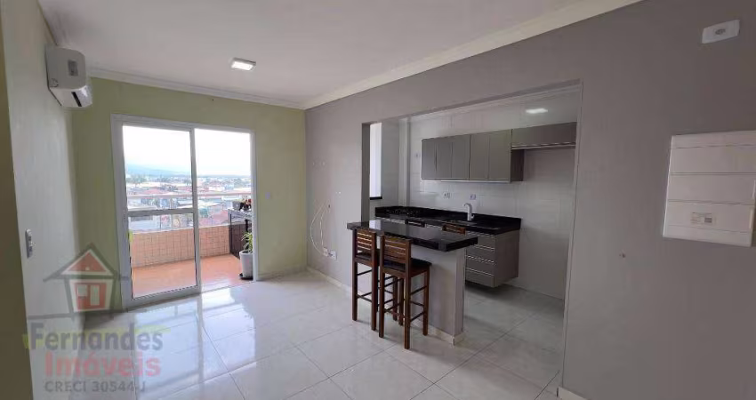 Apartamento com 2 dormitórios para alugar definitivo pacote 64 m² por R$ 3.200/mês - Aviação - Praia Grande/SP