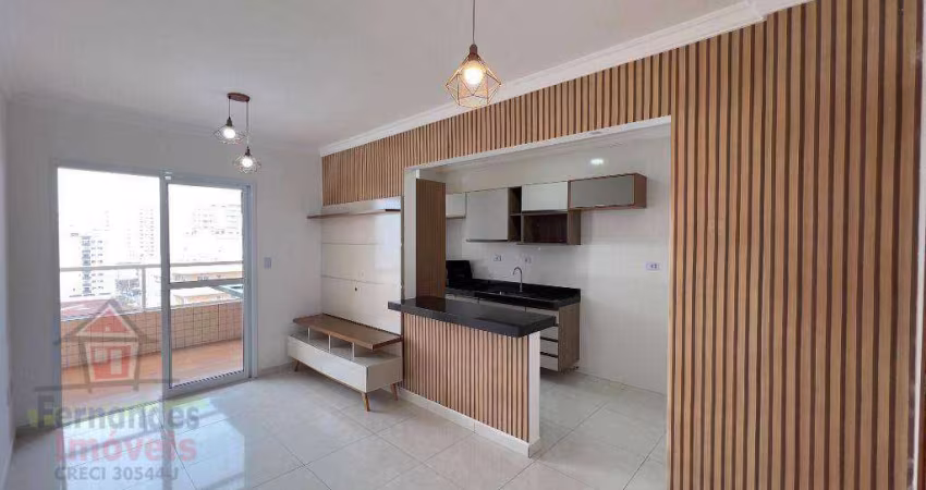 Apartamento com 2 dormitórios sendo 1 suíte  para alugar definitivo pacote 93 m² por R$ 3.800/mês - Aviação - Praia Grande/SP