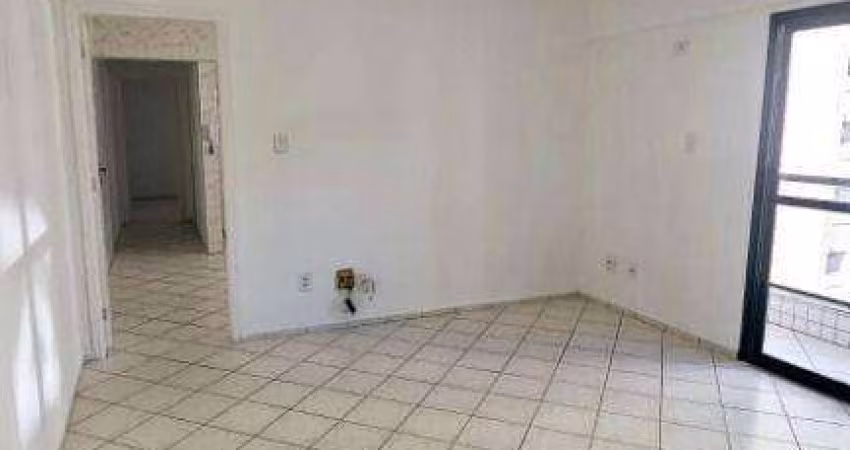 Apartamento vazio 350 metros da praia com 1 dormitório para alugar, 60 m² por R$ 2.400 mês  Canto do Forte  Praia Grande SP