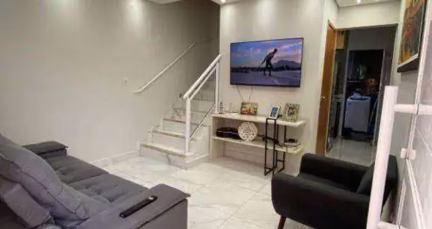 Sobrado com 2 dormitórios para alugar, 65 m² por r$ 2.200,00/mês - vilamar - praia grande/sp