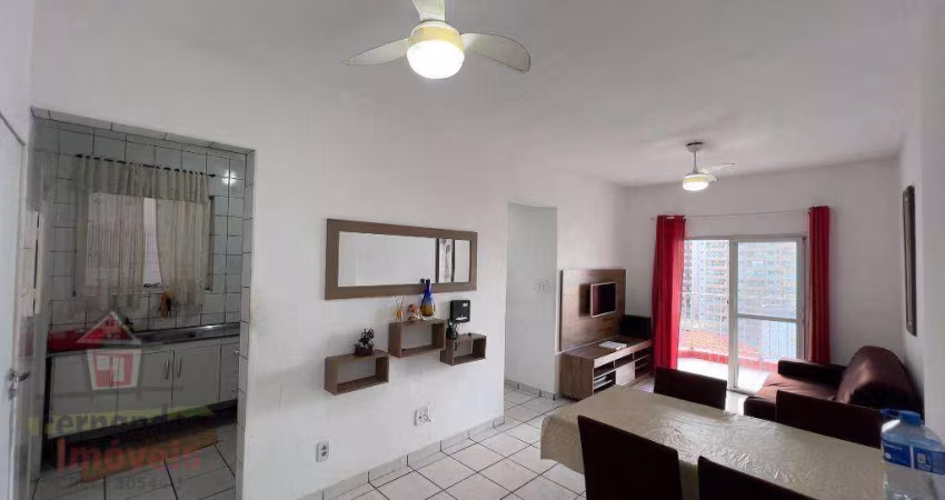 Apartamento vista lateral mar mobiliado  2 dormitórios sendo 1 suíte para alugar definitivo pacote 82 m² por R$ 2.700 mês  Aviação  Praia Grande SP