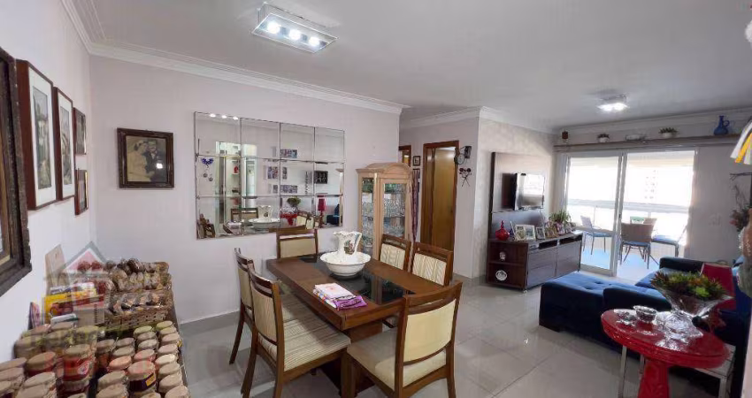 Apartamento alto padrão semi-mobiliado com 2 suítes mais dependência  para alugar definitivo  104 m² por R$ 5.000 mês  Boqueirão  Praia Grande SP