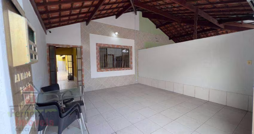 Casa térrea semi-mobiliada com 2 dormitórios sendo 1 suíte para alugar definitivo pacote 80 m² por R$ 3.500 mês  Ocian  Praia Grande SP