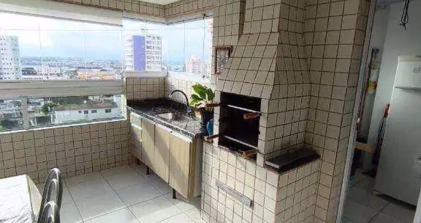 Apartamento com 3 suítes à venda, 144 m² por r$ 800.000 - aviação - praia grande/sp