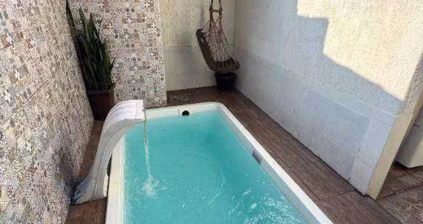 Casa com 2 dormitórios para alugar, 80 m² por r$ 3.200,00/mês - maracanã - praia grande/sp