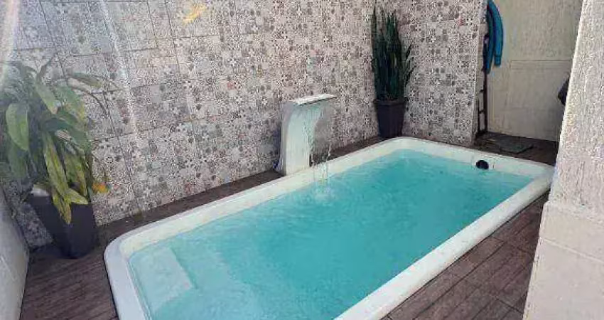 Casa com 2 dormitórios para alugar, 80 m² por r$ 3.200,00/mês - maracanã - praia grande/sp