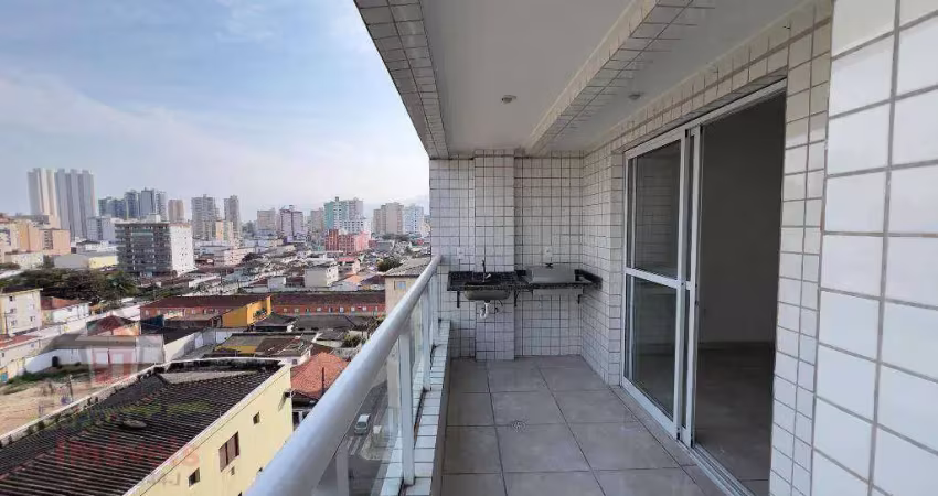 Apartamento com vista livre 2 dormitórios sendo 1 suíte  à venda, 60 m² por r$ 500.000 - boqueirão - praia grande/sp.