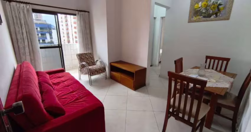 Apartamento mobiliado com 1 dormitório e elevador  à venda, 65 m² por r$ 310.000  guilhermina  praia grande/sp