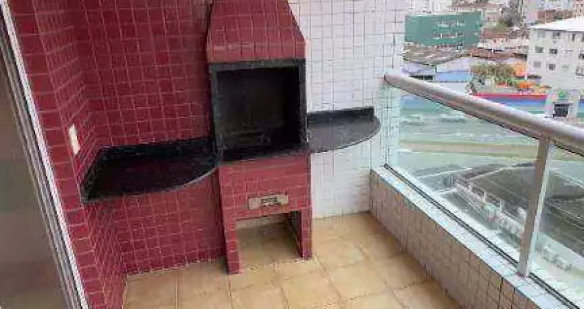Apartamento 2 dormitórios com lazer e varanda gourmet para alugar definitivo pacote por r$3.300,00 no canto do forte em praia grande/sp.