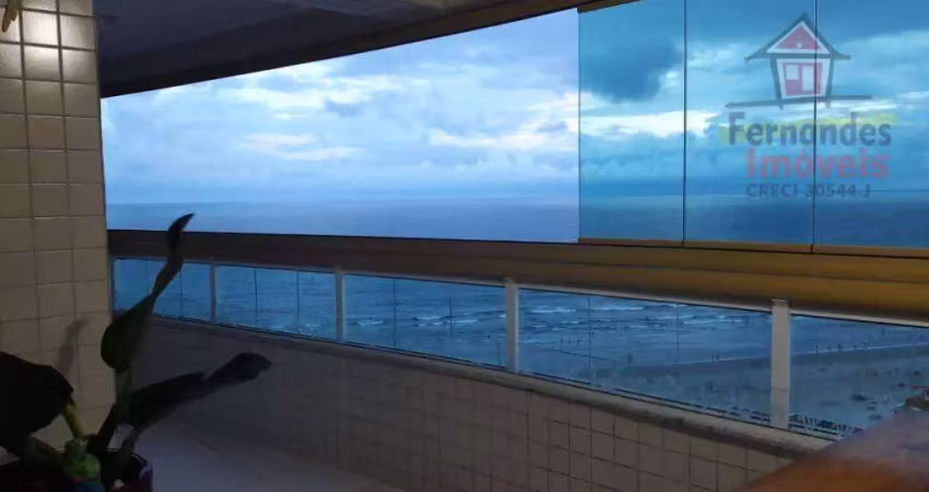 Apartamento mobiliado com 3 dormitórios para alugar definitivo pacote 114 m² por r$ 4.200 mês ocian praia grande