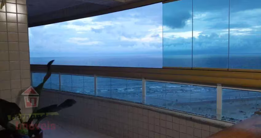 Apartamento com 3 suítes 100 metros da praia  à venda, 114 m² por r$ 1.000.000 ocian praia grande sp