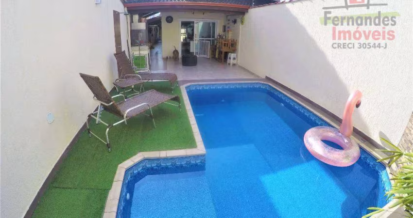Sobrado com piscina 4 dormitórios c=à venda, 160 m² por R$ 1.640.000 - Canto do Forte - Praia Grande/SP