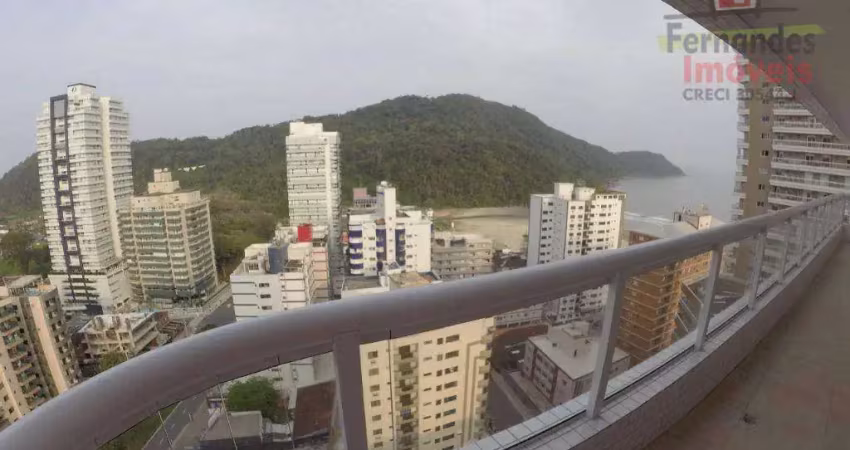 Apartamento novo pronto com vista mar  3 dormitórios à venda, 138 m² por r$ 1.200.000 parcela direto canto do forte  praia grande sp