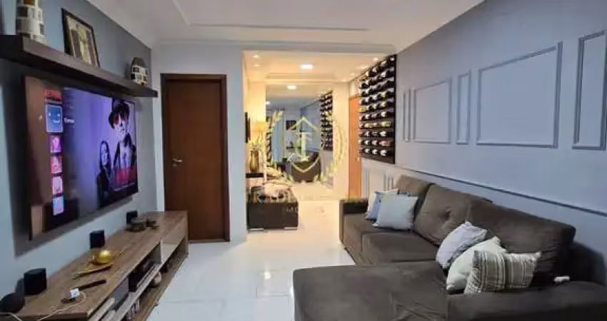 Apartamento com 75m² sendo 33,40 de garden  - 03 quartos(01 suíte)