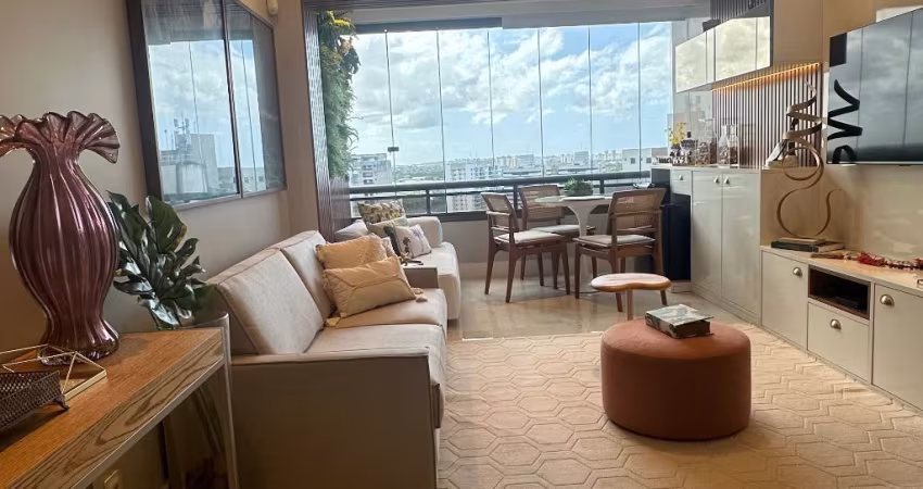 Apartamento 78m² em Alphaville I – Porteira Fechada com Mobiliário Premium