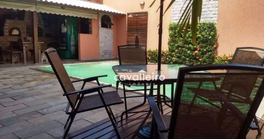 Casa no cond. elisa, com 5 quartos à venda, 311 m² por r$ 1.100.000 - ponta grossa - maricá/rj