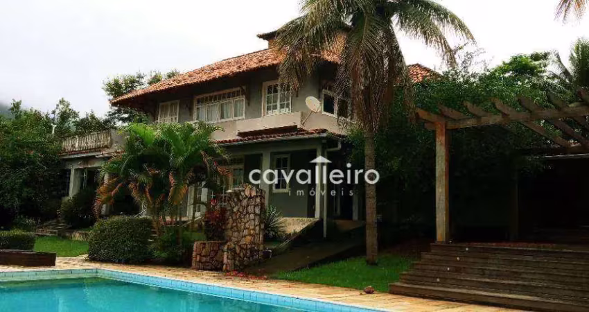 Casa com 5 quartos, sendo 4 suítes, com 285 m², à venda por r$ 1.490.000 - condado de maricá - maricá/rj