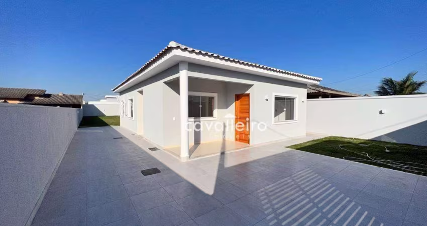 Casa com 3 dormitórios à venda, 106 m²- Jardim Atlântico Central (Itaipuaçu) - Maricá/RJ