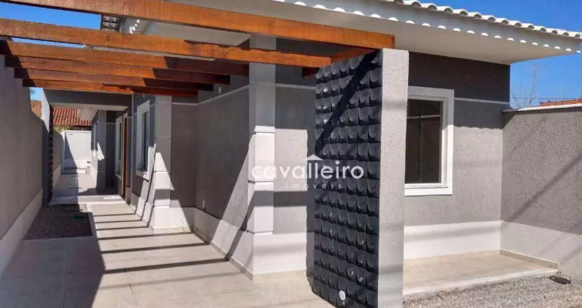 Casa com 3 dormitórios à venda, 98 m² - jardim atlântico central (itaipuaçu) - maricá/rj