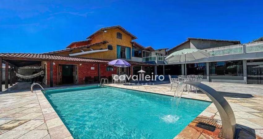 Casa Porteira Fechada com 7 dormitórios, sendo 6 suítes, piscina, salão de festa, área gourmet à venda, 650 m², por R$ 1.280.000 - Maricá/RJ