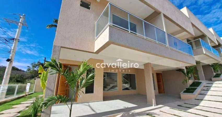 Casa com 3 dormitórios à venda, 110 m² por R$ 480.000 - Manu Manuela - Maricá/RJ