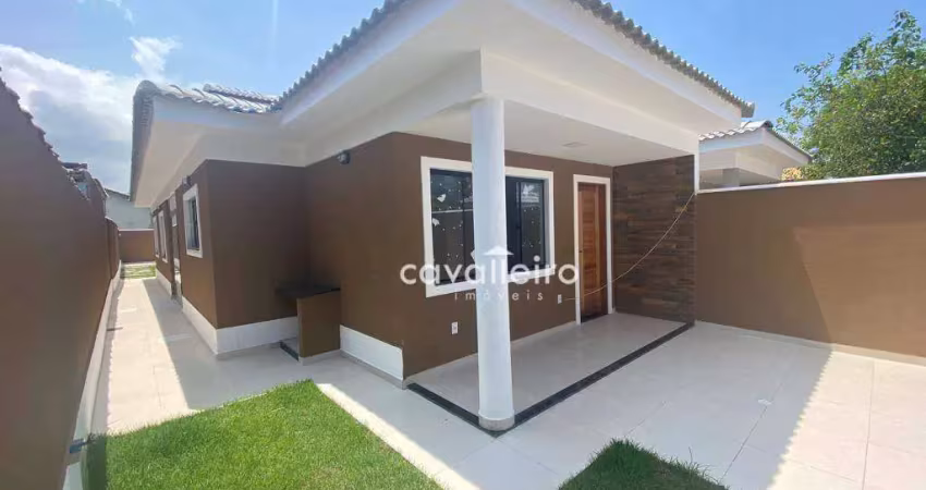 Casa com 3 dormitórios à venda, 85 m² por r$ 520.000,00 - jardim atlântico central (itaipuaçu) - maricá/rj