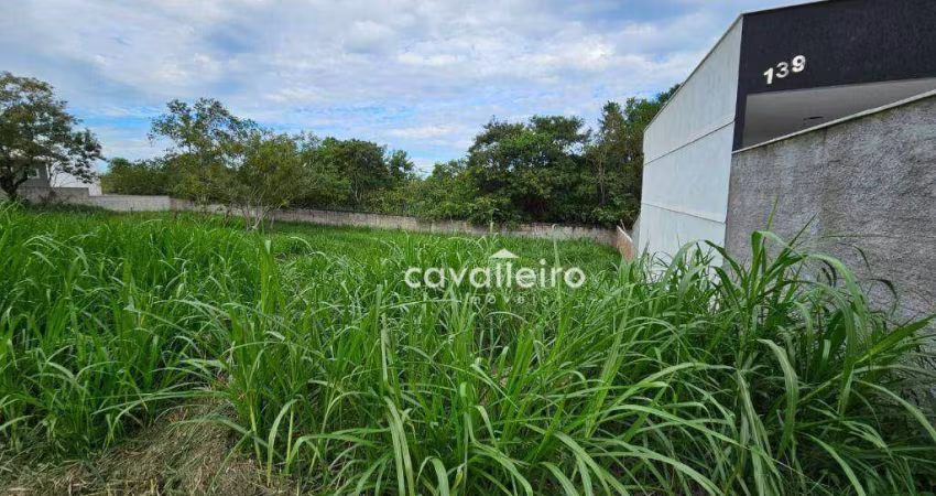 Terreno à venda, 360 m² por R$ 160.000,00 - Cajueiros - Maricá/RJ