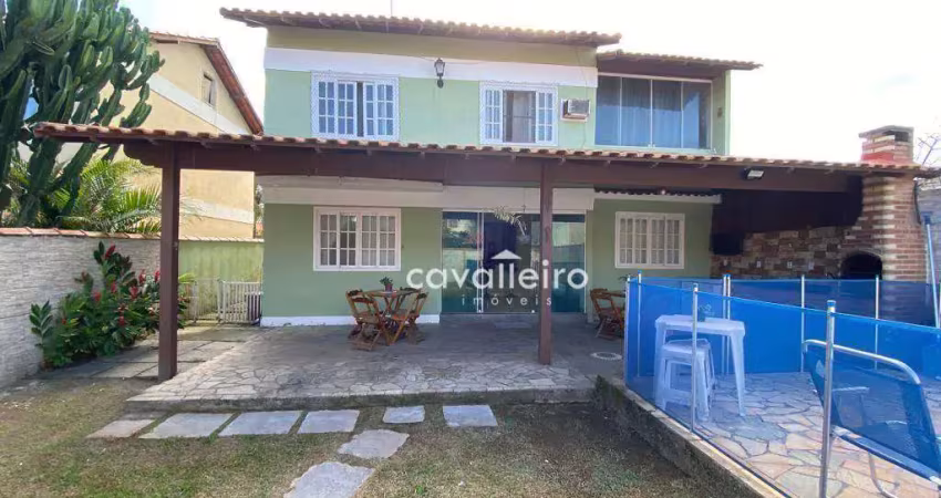Casa com 3 dormitórios à venda, 87 m² - barroco (itaipuaçu) - maricá/rj