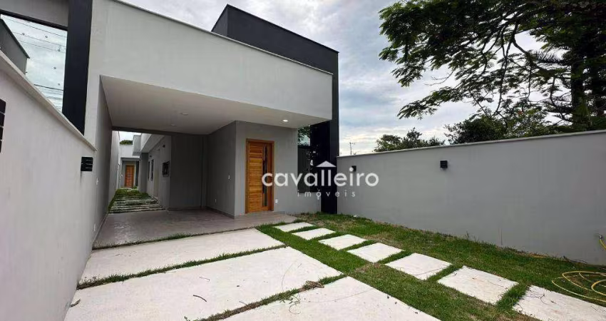 Casa com 3 dormitórios à venda, 115 m² por R$ 530.000,00 - Jardim Atlântico Central (Itaipuaçu) - Maricá/RJ