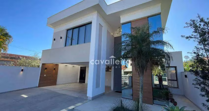 Casa magnífica no cond.elisa em maricá com 4 suítes, piscina, sauna, área gourmet e salão de jogos!