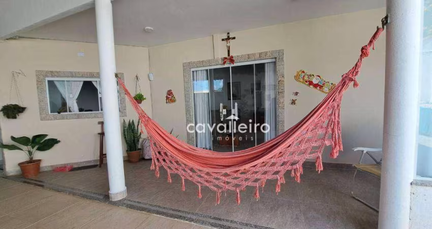 Casa com 3 dormitórios pertinho da Lagoa de Araçatiba à venda, 209 m² por R$ 850.000 - Araçatiba - Maricá/RJ