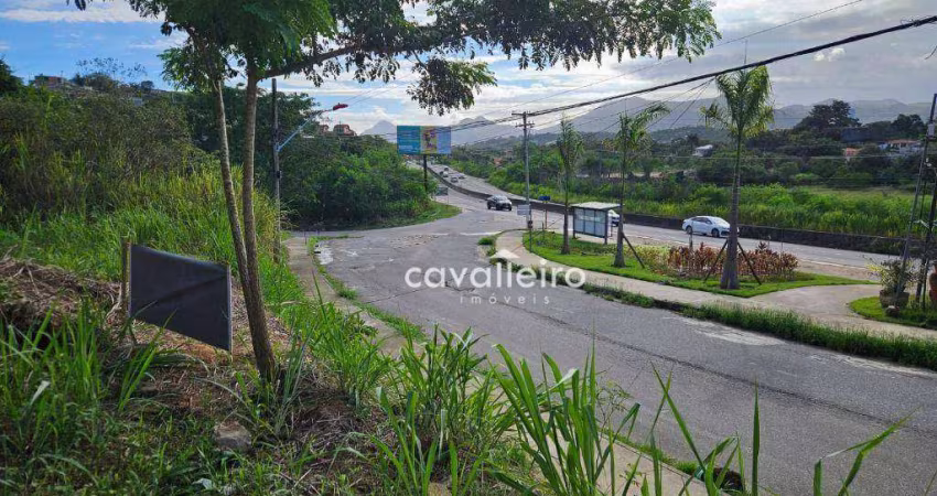 FRENTE A ROD. AMARAL PEIXOTO, ENTRE O CENTRO E FLAMENGO, 740 m² por R$ 280.000  - Maricá/RJ
