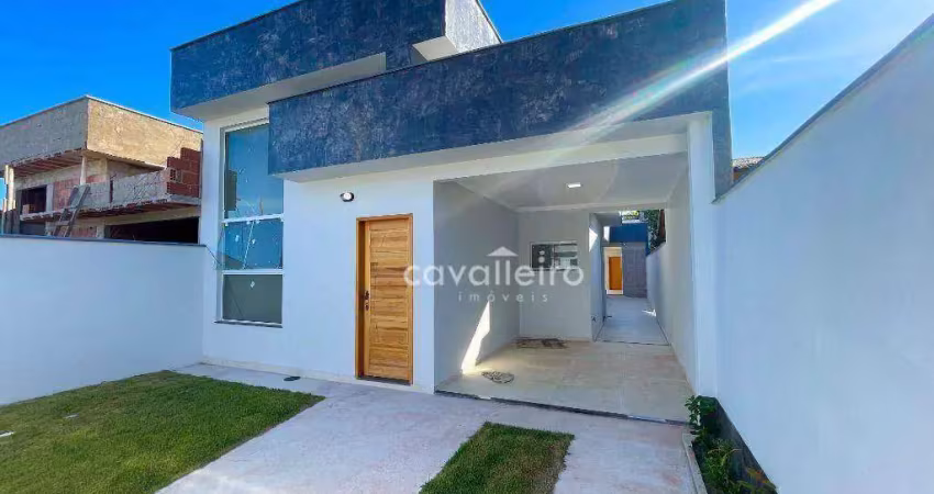 Casa com 3 dormitórios à venda, 136 m²- jardim atlântico oeste (itaipuaçu) - maricá/rj