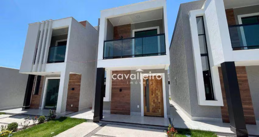 Casa com 3 Quartos ( 2 Suítes) à venda, 100 m² - Jardim Atlântico Leste (Itaipuaçu) - Maricá/RJ