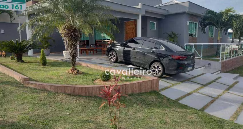 Casa com 3 dormitórios à venda, 150 m² por r$ 1.100.000,00 - cajueiros (itaipuaçu) - maricá/rj