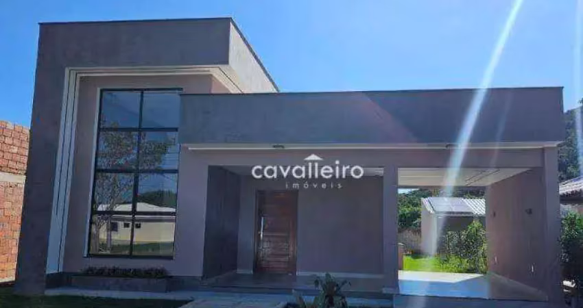 Casa condomínio vivere, com 3 dormitórios à venda, 122 m² por r$ 650.000 - são josé de imbassai - maricá/rj