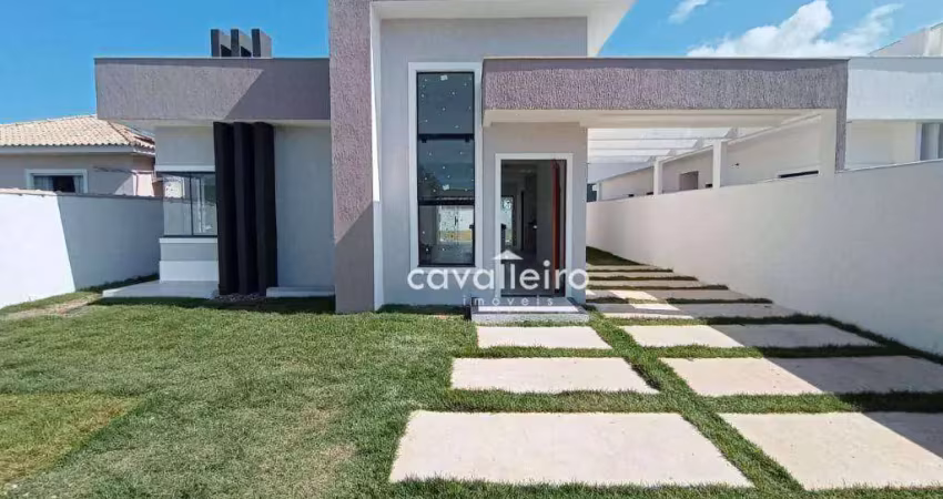 Casa com 3 dormitórios à venda, 160 m²- jardim atlântico leste (itaipuaçu) - maricá/rj