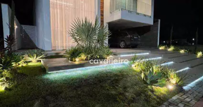 Casa alphaville 2, área gourmet, piscina, com 4 dormitórios à venda, 307 m² por r$ 2.150.000 - inoã - maricá/rj