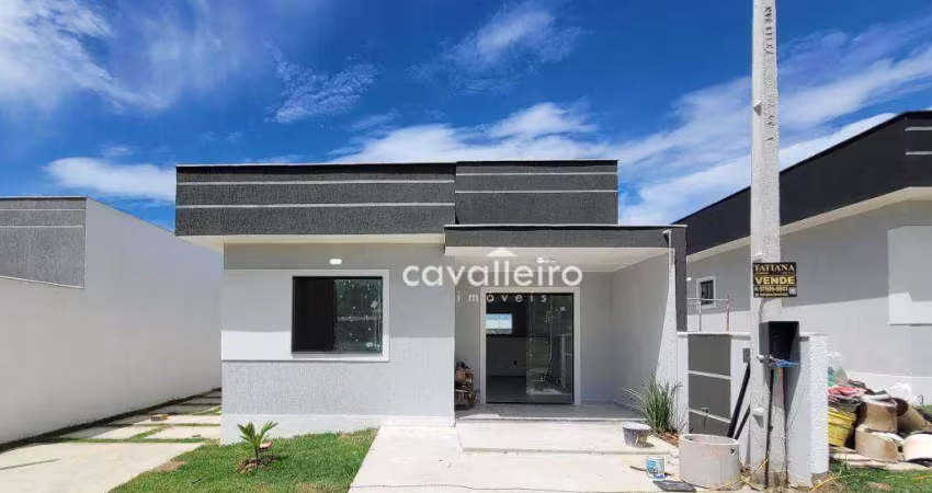 Casa com 2 dormitórios à venda, 65 m² por r$ 370.000,00 - caxito pequeno - maricá/rj
