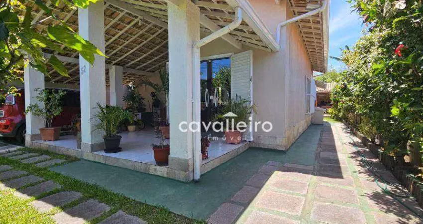 Casa com 4 dormitórios à venda, 163 m² por r$ 549.000,00 - cajueiros (itaipuaçu) - maricá/rj