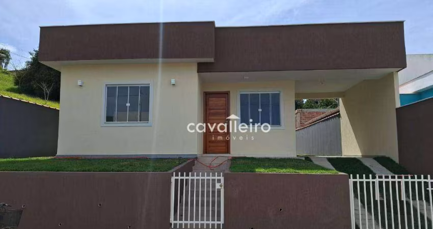 Casa Condomínio Monte Belo, com 3 dormitórios à venda, 97 m² por R$ 520.000 - Itapeba - Maricá/RJ
