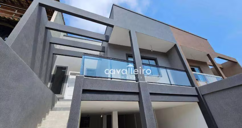 Casa com 3 quartos, piscina e churrasqueira, 83 m² por r$ 720.000 - boqueirão - maricá/rj